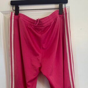 Adidas pink sweatpants
